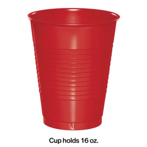 Premium Plastic Cups, 16 oz, 20 count - Picture 1 of 12