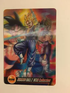 Dragon Ball Z Morinaga Wafer Card 419 3D - Imagen 1 de 1