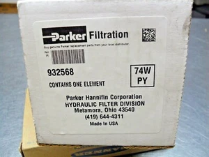 PARKER FILTRATION 932568 FILTER ELEMENT Free Ship USA Seller - Bild 1 von 1