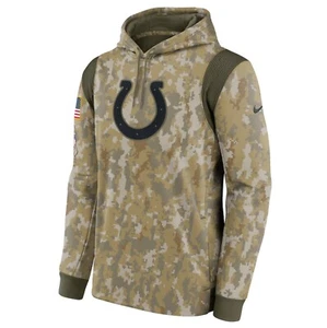 Indianapolis Colts Nike Camo 2021 Salute To Service HOODIE HERREN 2XL - Bild 1 von 4