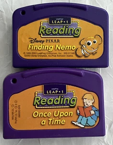 Leap Frog Leap 1 Disney Finding Nemo Reading & Once Upon A Time Reading - Picture 1 of 3