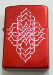 ZIPPO ROSSO CON MANDALA ACCENDINO LIMITED EDITION originale Z11 - Foto 1 di 4