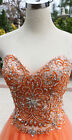 Glamour By Terani Couture Peach Prom Gown 2 - $300 Nwt