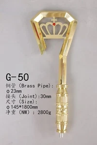 Surprised Price NEW Brass Bishop Crosier - pastoral staff - Height 70.87 " G-50 - Picture 1 of 7