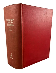 Twentieth Century Authors by Kunitz, Haycraft, Biographies and Portraits 1956 HC - Imagen 1 de 9