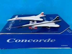 Corgi 400 scale British Airways & BOAC Concorde twin pack 1:400 diecast models - Picture 1 of 3
