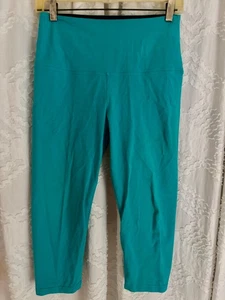 Lysse Gr. M Cropped Capri Baumwollmischung Türkis Leggings Shapewear - Bild 1 von 5