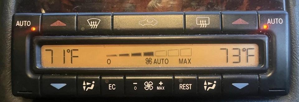 1998-2003 Mercedes W208 CLK320 CLK430 A/C módulo de controle climático 1402585 fabricante de equipamento original - Imagem 1 de 4