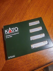 Kato N Scale BNSF Bethgon Coalporter 8 Car Set CSX #106-4627 - Picture 1 of 6