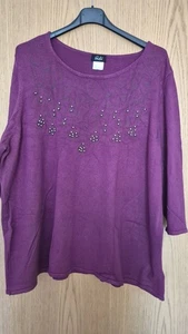 Damen T-SHIRT GRÖßE 50 ,3/4 ARM, Pink - Bild 1 von 7