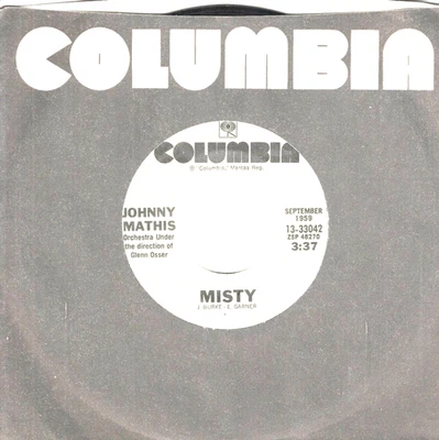 Johnny Mathis:    Misty / Maria .. 45 RPM 7949 - Image 1 of 3