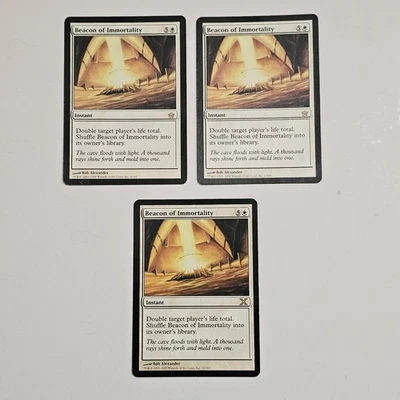Beacon Of Immortality - Fifth Dawn x 2 - 10th Edition x 1 - Magic: The Gathering - Image 1 of 2