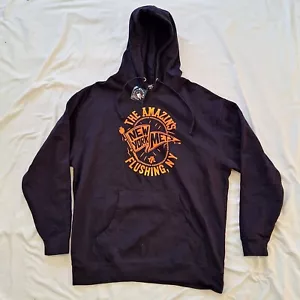 NWT New York NY Mets The Amazin's The 7 Line Hoodie Mens XL Black Sweatshirt New - Picture 1 of 6