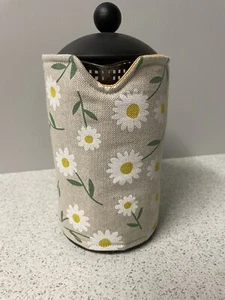 Handmade 800ml Cafetiere Cosy, Summer Flowers,Daisy’s,yellow - Picture 1 of 5