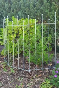 Beetzaun Metall Steckzaun Zink Breite 144cm verlängerbar Metallzaun Zaunelement - Bild 1 von 3