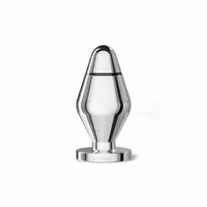 Mystim XL Buttplug Big John, E-Stim-Unterstützung, Mystim-Rundstecker, Aluminium - Bild 1 von 5