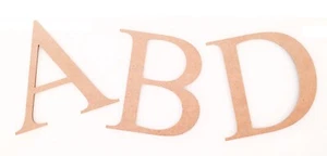 Wooden Letters Large Small 15cm - 3mm Thick MDF Craft Extra Large Signs Home - Picture 1 of 2