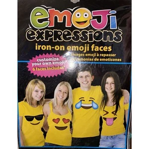 Caras emoji de hierro Emoji Expressions 6 piezas - Emoji caras de hierro - Imagen 1 de 3