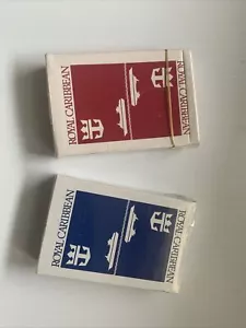 Royal Caribbean Playing Cards 2 Sealed Packs Red Blue New - Picture 1 of 2