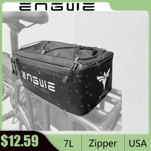 ENGWE Wasserdicht 7L Leder Mountainbike Rücksitz Pack Tasche Fahrradkoffer Tasche - Bild 1 von 4