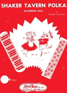 "SHAKER TAVERN POLKA" by Edward Gurzynski for Accordion - 3 Pages - Circa 1960 - Picture 1 of 2
