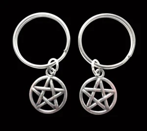 2 PCS Pentagram Friends Couples Keychain Set Friends Keyring Set Free Shipping - Picture 1 of 1