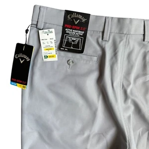 Callaway Mens Gray Pro Spin 3.0 Golf Pants NEW 38x32 Flex Lightweight Stretch - Picture 1 of 6
