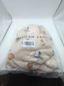 AE Peanuts Snoopy Fall Zucca Peluche PJ Set L Cake Batter Beige American Eagle - Foto 1 di 4