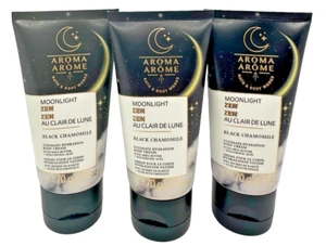 Bath & Body Works LOT 3 Tubes Aroma Moonlight Zen Black Chamomile Cream 2.5 oz - Picture 1 of 2