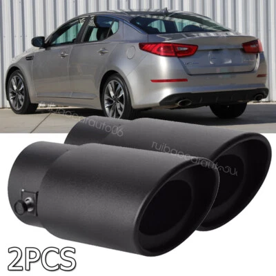Chrome Car Exhaust Pipe Tip Rear Tail Throat Muffler Stainless For Kia Optima Foto 1 de 4