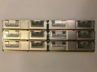 6 x Samsung 512 MB 1Rx8 PC2-5300F-555-11-A0 M395T6553GZ4-CE66 0909 - Image 1 of 3