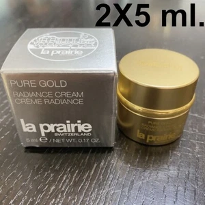 2x5 ml. La Prairie Pure Gold Radiance Cream + Tracking - Picture 1 of 1