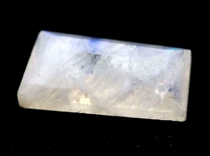 Piedra lunar arco iris natural certificada corte rectangular piedra preciosa suelta 3,25 quilates - Imagen 1 de 9