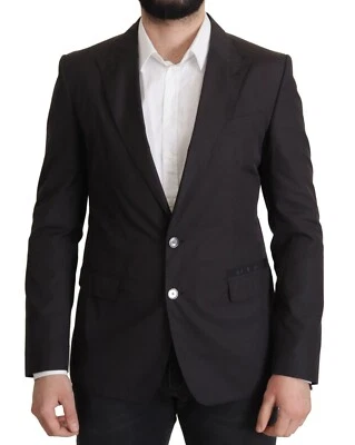 Blazer DOLCE & GABBANA Taormina Negro De Un Solo Botón IT50/US40/L 2400usd - Imagen 1 de 4