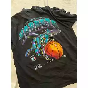 Seltener Vintage 1993 Charlotte Hornets NUTMEG Rundhalsausschnitt. Größe XL - Bild 1 von 4