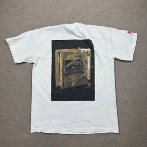 The Marathon Abbigliamento T Shirt Uomo Taglia M Taglia L Bianca Manica Corta Rap Tee - Foto 1 di 9