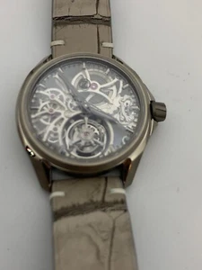 Unikat (1/1) Zelos Mirage Swiss Tourbillon, Titan (Silver Plate) Skelett NOS - Bild 1 von 17