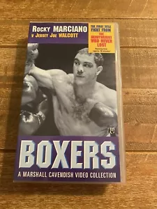 Boxers Collection 5 VHS Video Rocky Marciano V Jersey Joe Walcott Excellent Cond - Picture 1 of 4