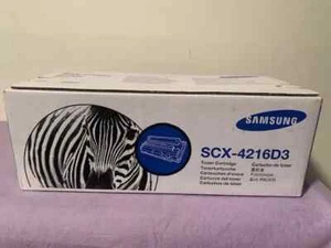 OEM Samsung SCX-4216D3 Black Toner Cartridge 3k SCX 4016 4116 4216F - New Sealed - Picture 1 of 2