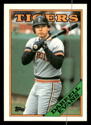 Darrell Evans 1988 Topps Tiffany #630 Tigres de Detroit Foto 1 de 2