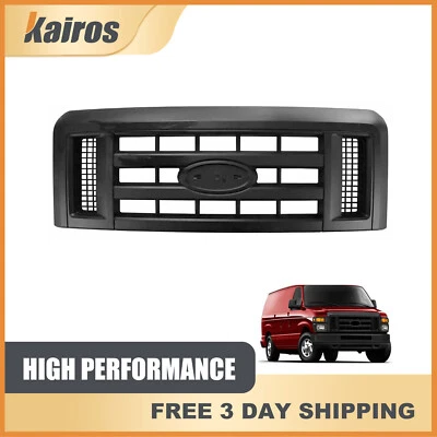 New Front Grille Assembly FO1200509 For 08-14 Ford E-150 E-250 E-350 Super Duty  - Image 1 of 4