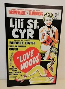 LILI ST. CYR – LOVE MOODS – STAMPA SU PANNELLO FOREX 3mm 33 X 50 cm - Foto 1 di 1
