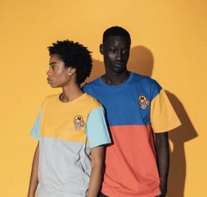 King Rello seltenes Street Art Chicago Primärfarben T-SHIRT Patch! Große - Bild 1 von 7