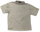 Wailea Golf Club Polo Shirt, Black Gray Green Stripes, Maui, Hi, Men's Large