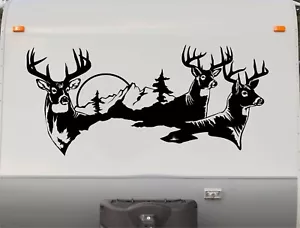 Calcomanías de repuesto para autocaravana Deer Mountains cámper GRANDES hasta 60" L x 28" de alto - Imagen 1 de 12
