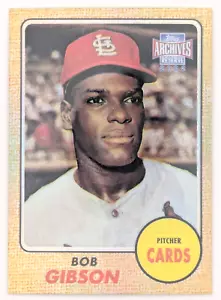2002 Topps Archives Reserve Chrome - Bob Gibson #14 - Picture 1 of 2