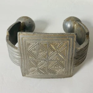 Vintage Tuareg handgefertigt geätzt Khalkhal Armband Fußkettchen Armkettchen - Bild 1 von 11