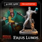 Masters of Dungeons Quest-Erius Lumos-Wizard-3D Printed 32mm HeroQuest Miniature