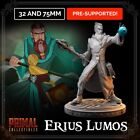 Masters Of Dungeons Quest-Erius Lumos-Wizard-3D Printed 32Mm Heroquest Miniature