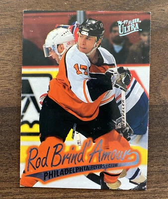 1996-97 Ultra Flyers Hockey Card #121 Rod Brind'Amour - Image 1 of 4